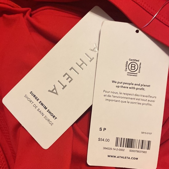 ❤️ Athleta Surge Short // Matador Red #384029 - Picture 5 of 7